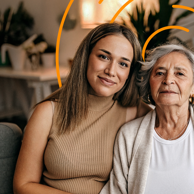Woman and Mom