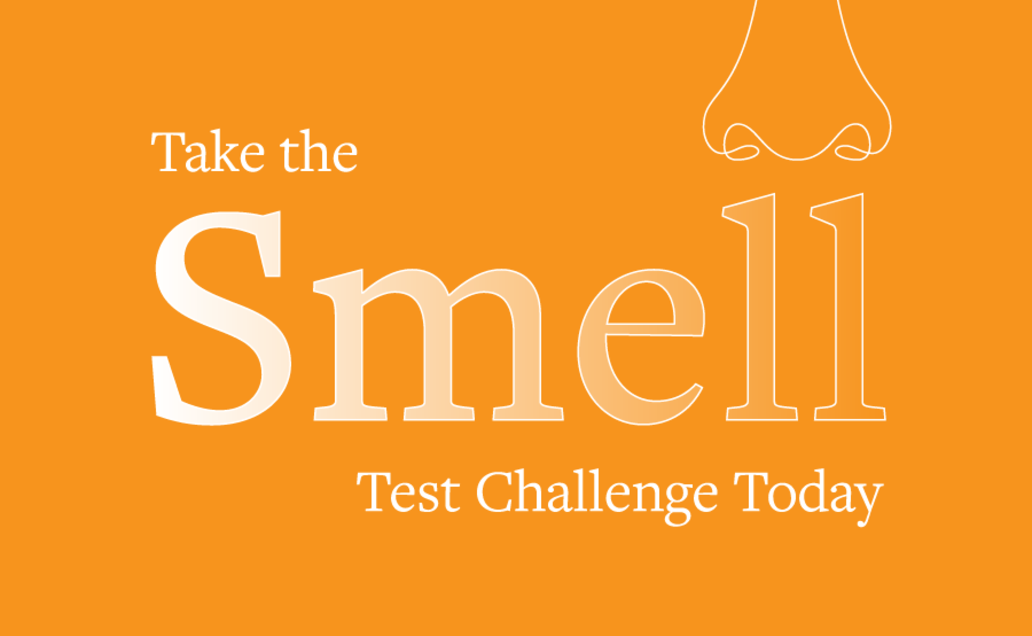 Graphic that says Take the Smell Test Challenge Today