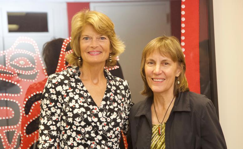 Alaska advocate Kerry Howard with Senator Lisa Murkowski (R-AK).