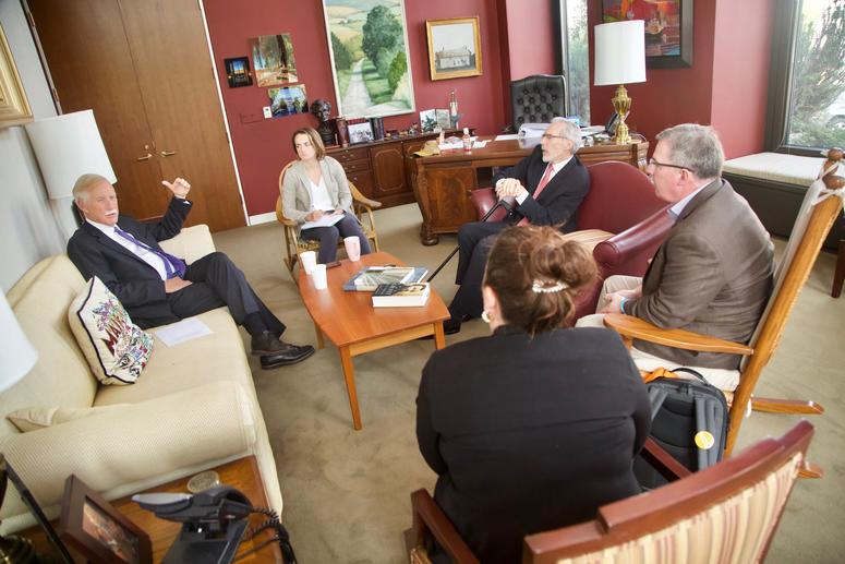 Maine advocates with Senator Angus King (I-ME).