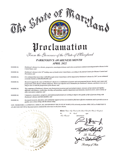 Maryland proclamation