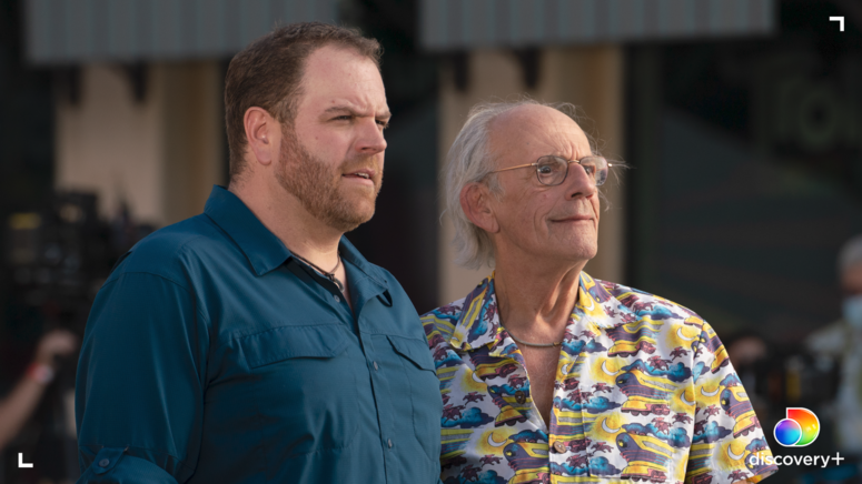 Josh Gates and Christopher Lloyd