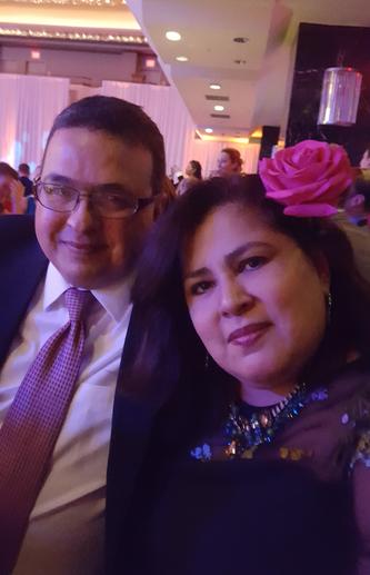 Claudia Revilla and her husband Carlos Revilla 