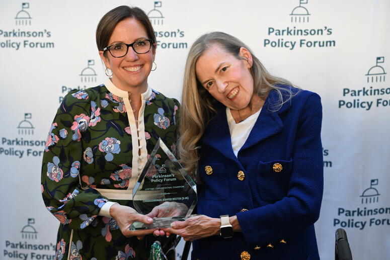 Allie Signorelli and Jennifer Wexton