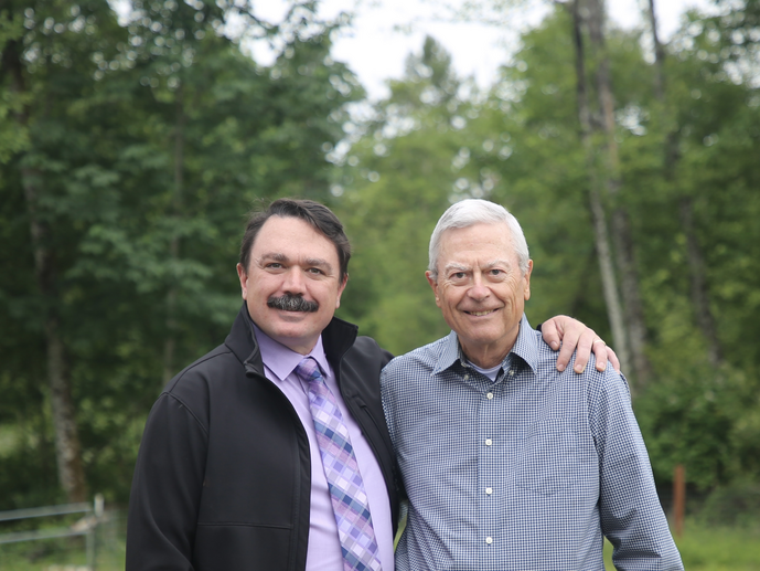 Don Upson and Son with PD Smell Loss PPMI Participant