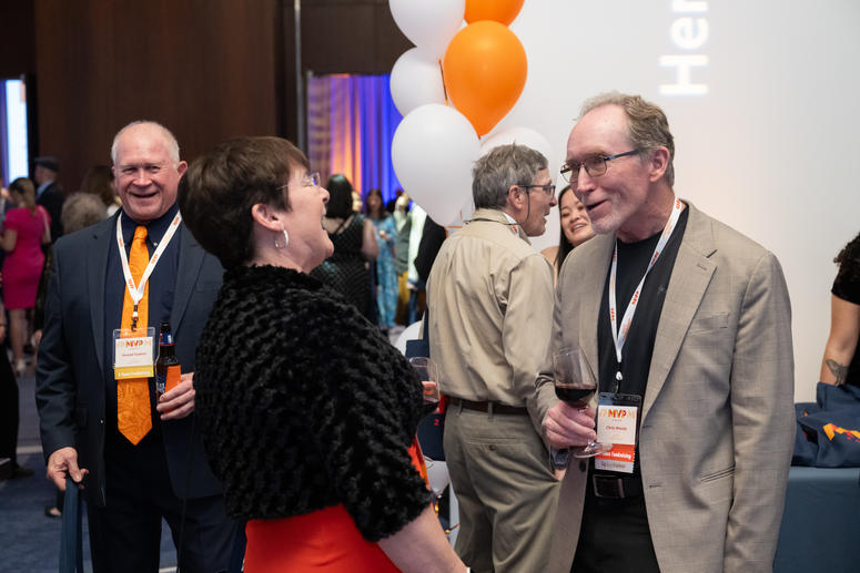 Old friends catch up at MVP gala