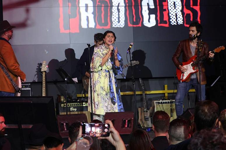 Silvana Estrada performing on stage