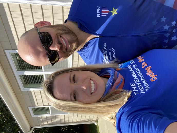 New England Parkinson's Ride, Jen and Sean Woods
