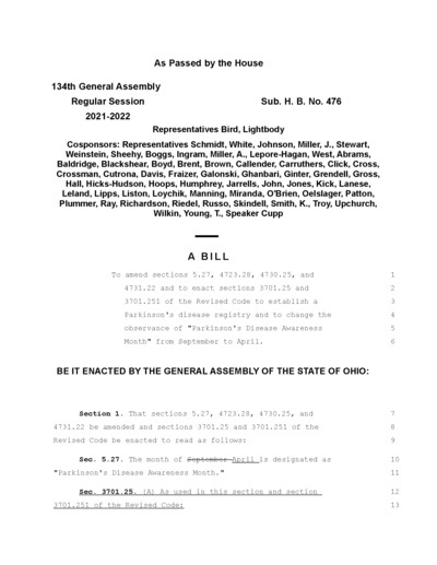 Ohio Bill
