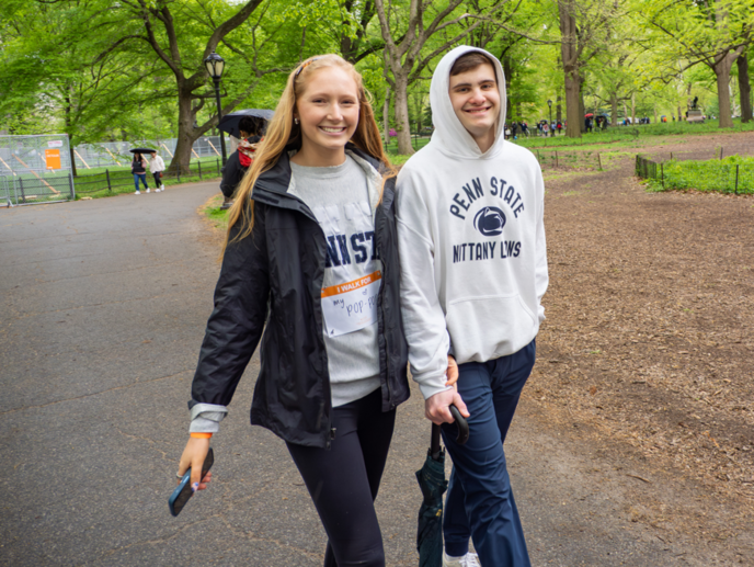 Participants walking at the 2026 Parkinson's Unity Walk.