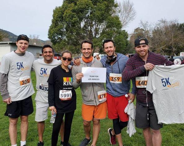 Group of Team Fox Young Professionals at event
