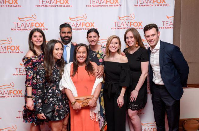 Group of Team Fox Young Professionals at event