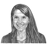 caricature of a woman