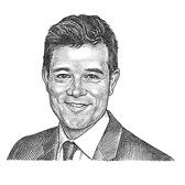 caricature of a man