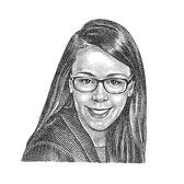 caricature of a woman