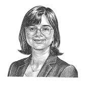 caricature of a woman