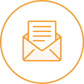 Illustration of a letter in an envelope.