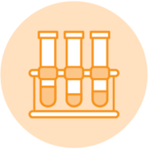 Test tubes icon