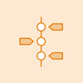 Abstract illustration of a timeline.