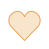Illustrated heart.