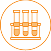 Test tubes icon