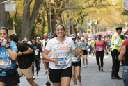 Participant running in a Team Fox endurance event