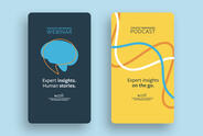 Our redesigned look for The MJFF Parkisnon's Webinar and podcast series.