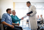 People in a clinic