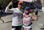 Jimmy Choi at the 2019 Chicago marathon.