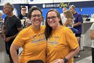 Karen Applebaum and her wife Mel.