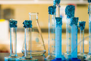 Test tubes in a research lab.