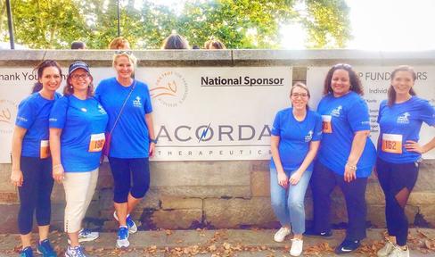 Staff members from Acorda Therapeutics, Inc. at the New York City Fox Trot.