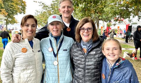 Anna Wolfe and her family.