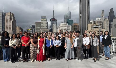 Group photo of BLAAC PD study team members and participants gathered at the 2026 BLAAC PD Annual Meeting. 