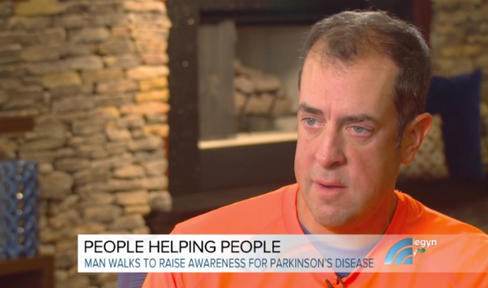 Bill Bucklew's Cross-Country Trek for Parkinson's Featured on TODAY
