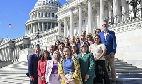 Tennessee and Texas advocates on Capitol Hill during the 2025 Parkinson's Policy Forum.