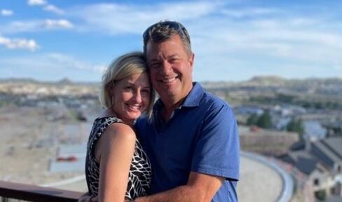 Krista (left) and John (right) Karpowich.