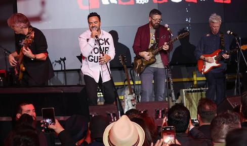 Luis Fonsi and Sebastian Krys at Los Producers Charity Concert