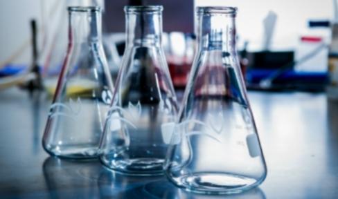Beakers with MJFF logos