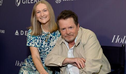 Michael and Debi at the Social Impact Summit hosted by The Hollywood Reporter