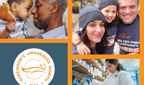 Compilation of images for Parkinson's Awareness Month