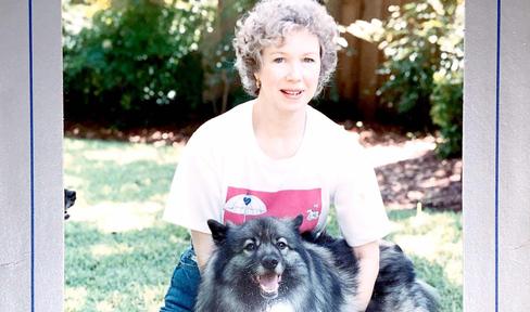 Sara Tiner and one of her beloved pets