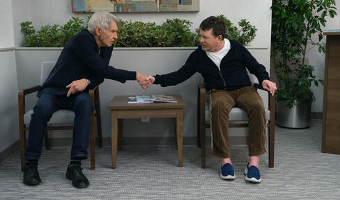 Harrison Ford and Michael J. Fox star in "Shrinking."