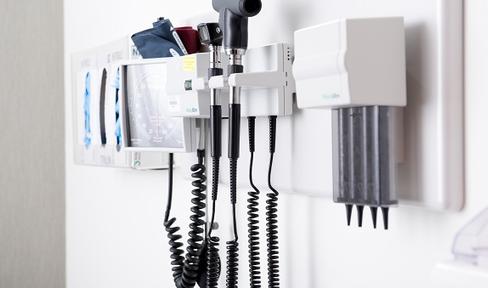 Equipment at a doctor's office