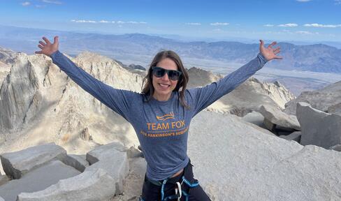 Celebrating at the summit — a moment I'll never forget.