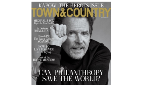 Michael J. Fox on the cover of Town and Country