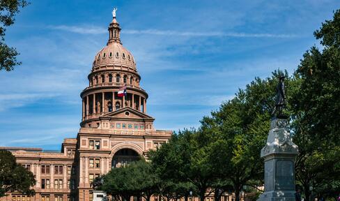 The Texas state capitol.