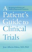 An ombre blue and green background with the text "A Patient's Guide to Clinical Trials"