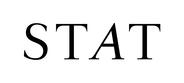 Logo for "STAT," medical and health care online news outlet.