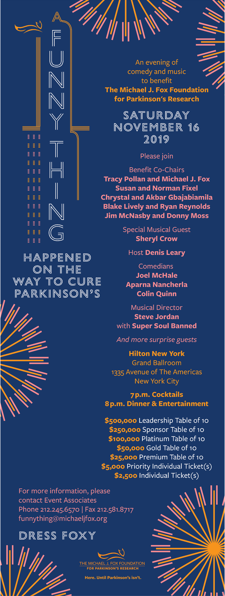 A Funny Thing Happened - Saturday November 16, 2019